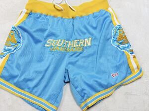 Tradition Southern Jaguars HBCU Basketball Shorts Mens Medium Blue Retro Mesh